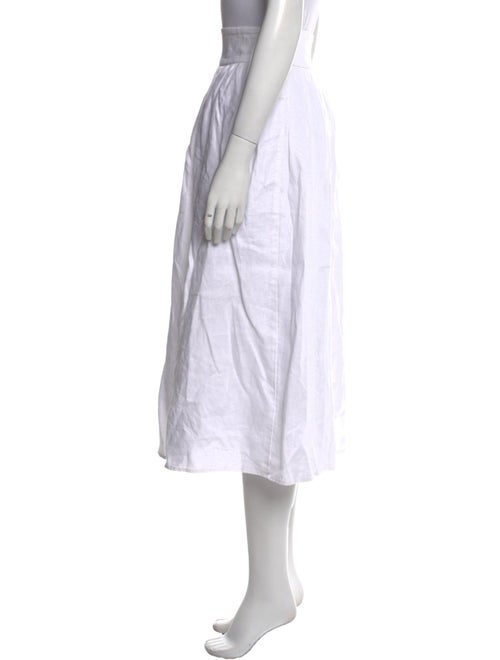 Reformation Linen Midi Length Skirt