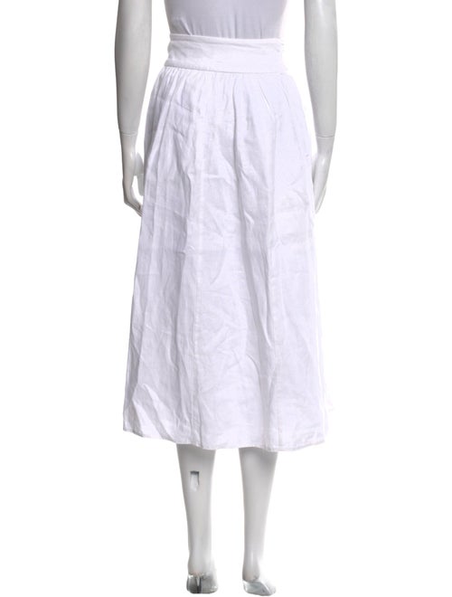 Reformation Linen Midi Length Skirt