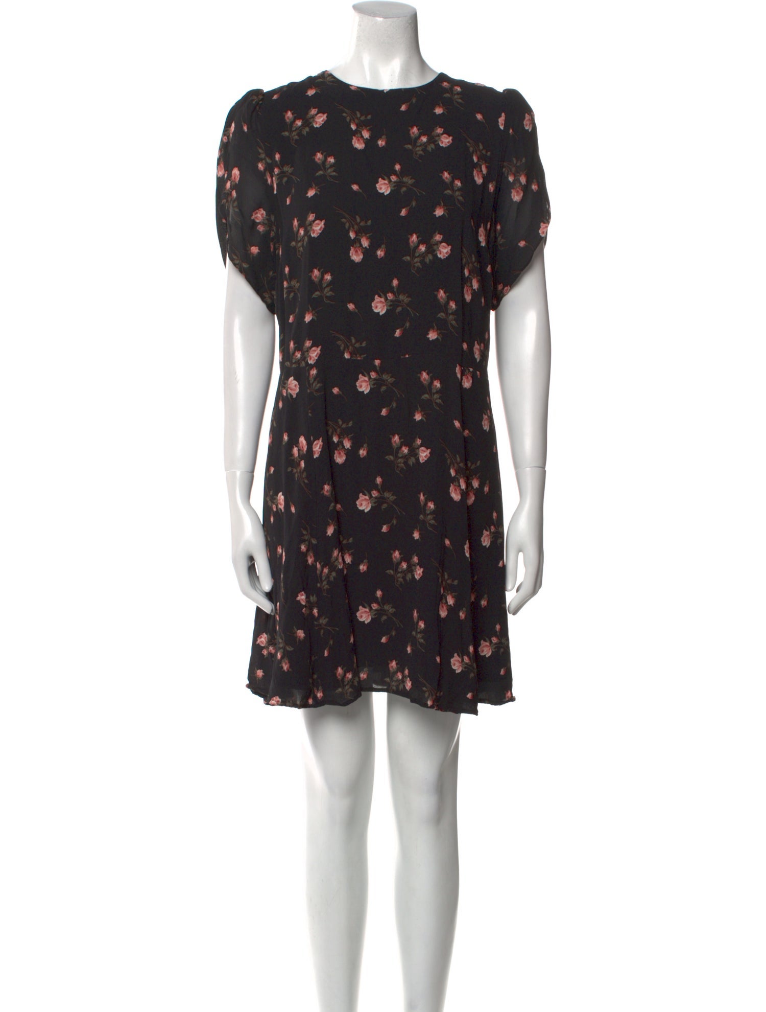 Reformation Floral Print Mini Dress