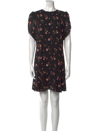 Reformation Floral Print Mini Dress