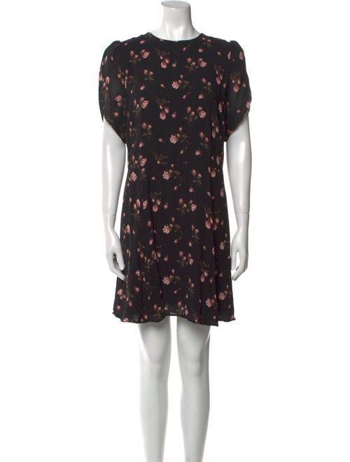 Reformation Floral Print Mini Dress