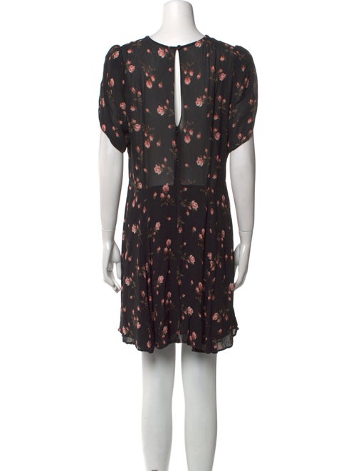 Reformation Floral Print Mini Dress