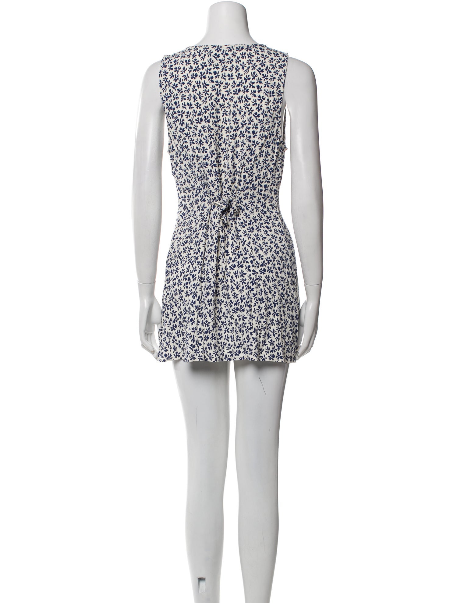 Reformation Floral Print Mini Dress