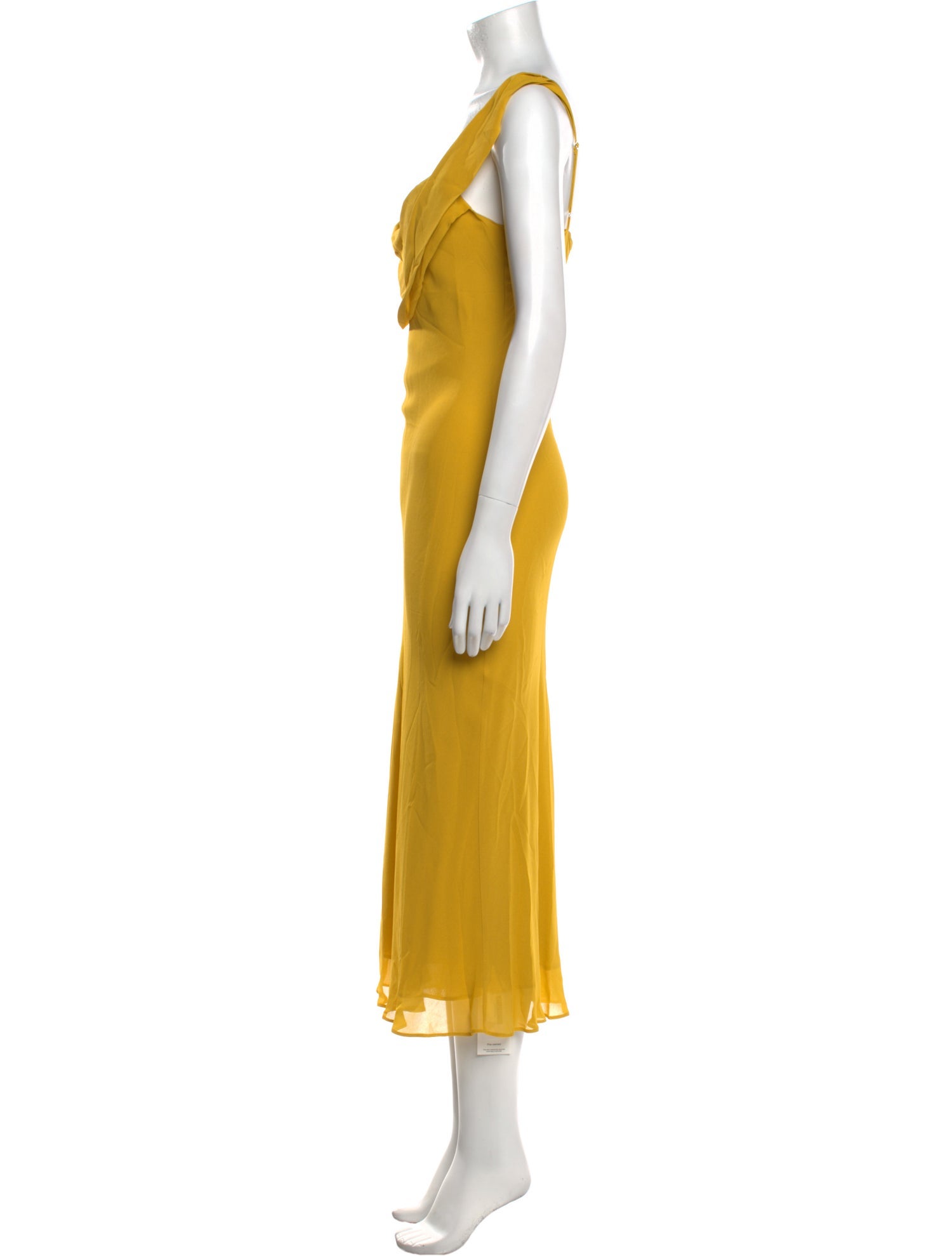 Reformation Cowl Neck Midi Length Dress