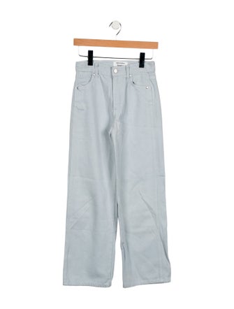 Reformation Mid-Rise Wide Leg Jeans