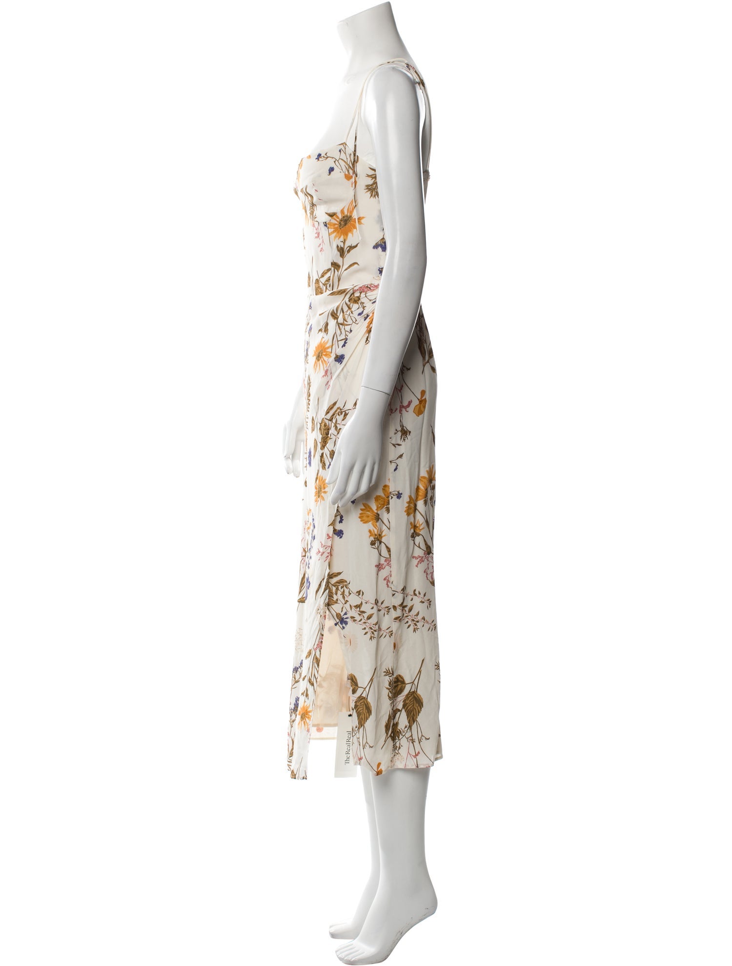 Reformation Floral Print Long Dress