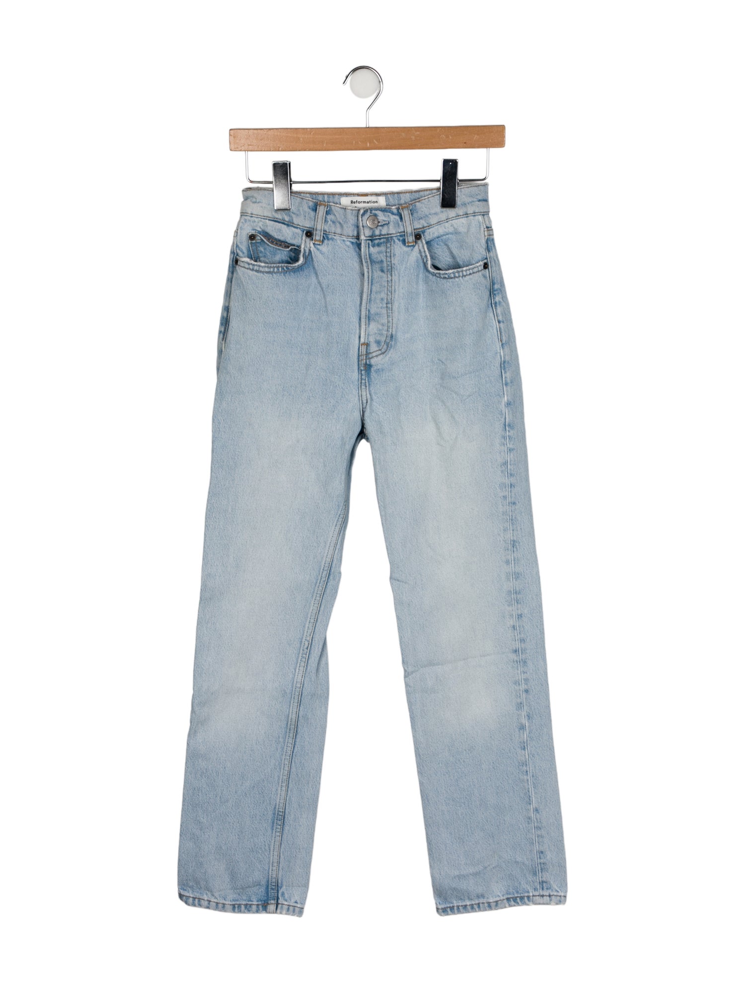 Reformation High-Rise Straight Leg Jeans