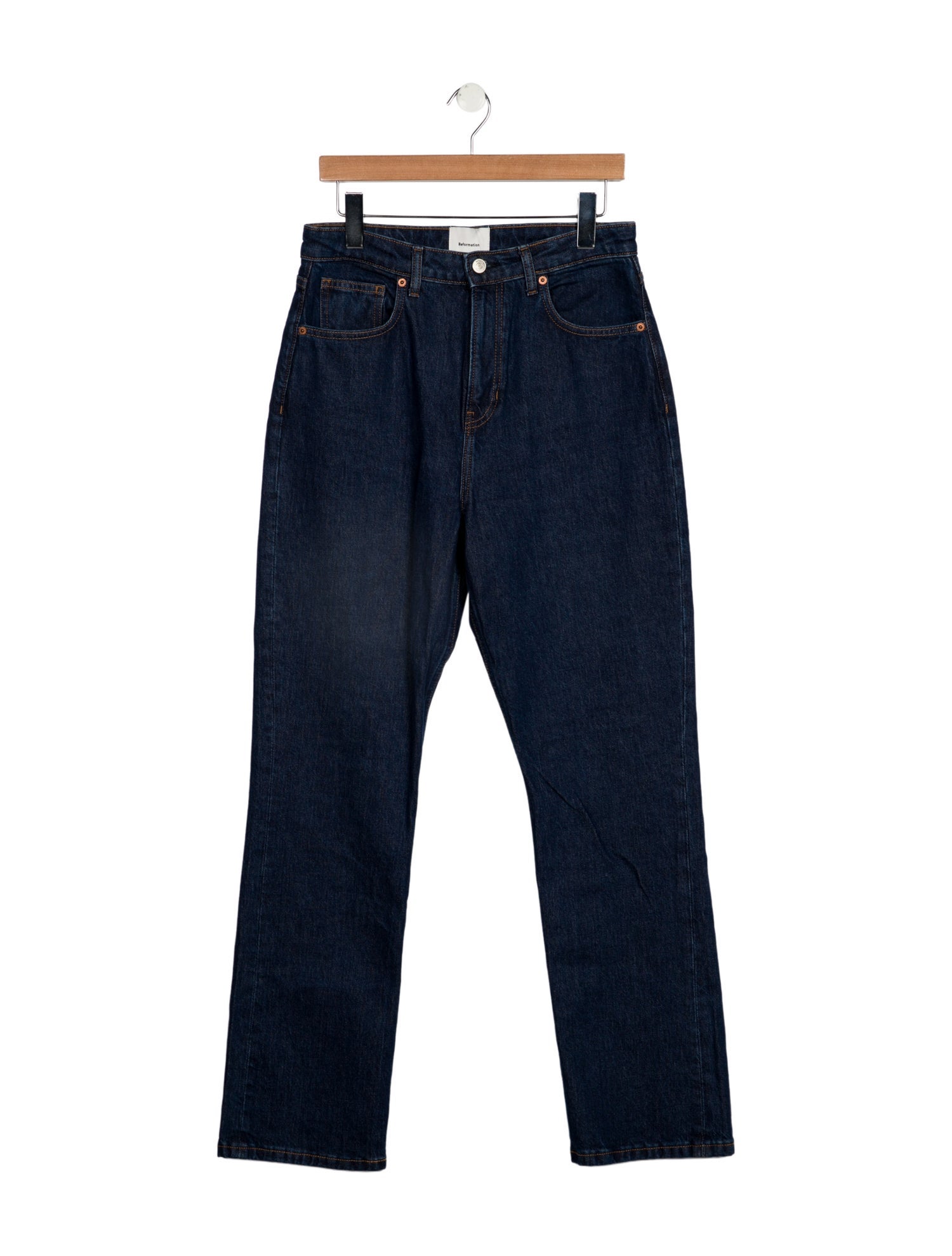 Reformation High-Rise Straight Leg Jeans