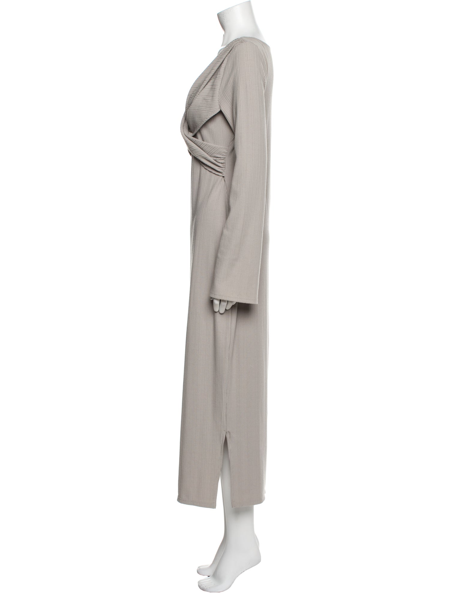 Reformation V-Neck Long Dress