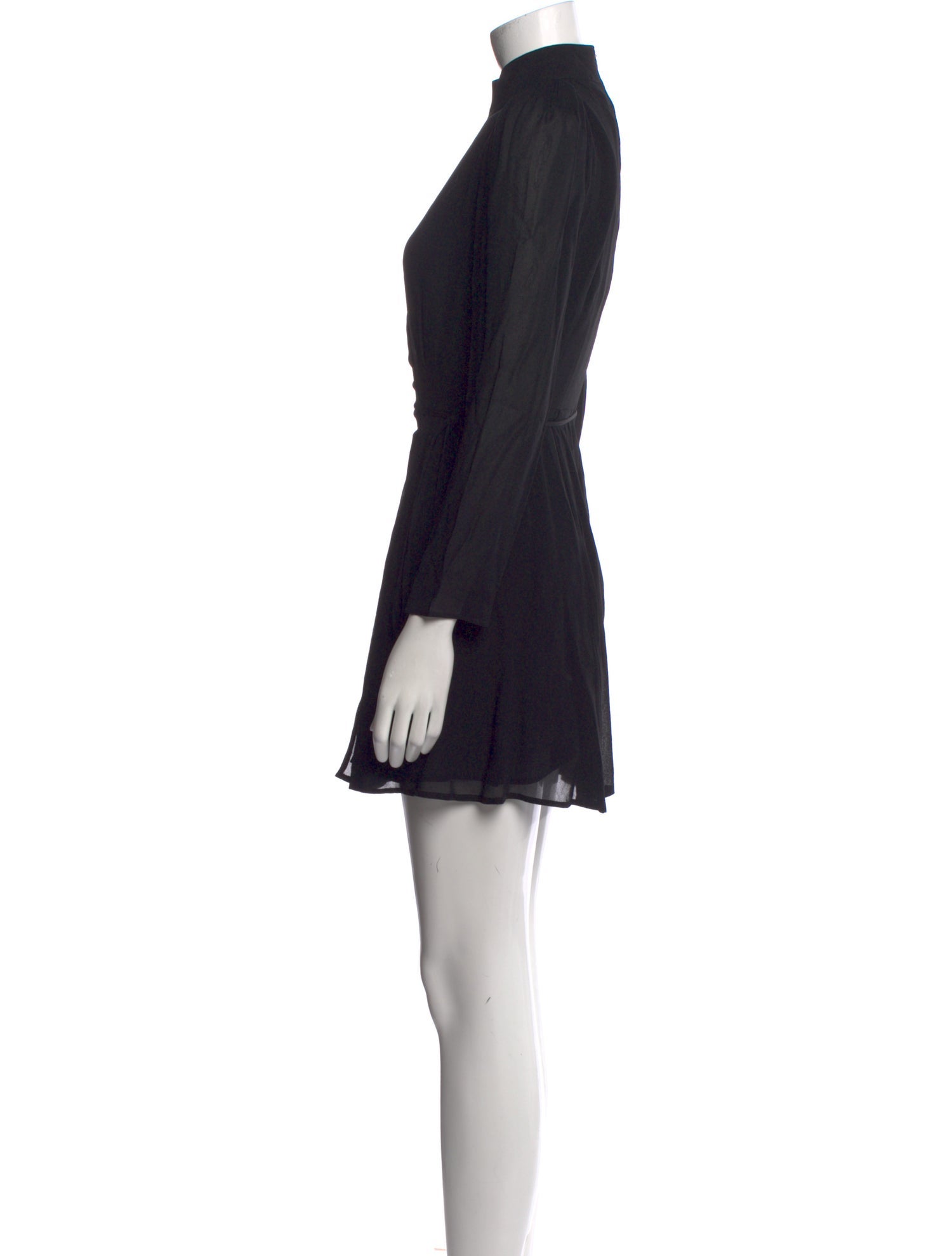 Reformation Mock Neck Mini Dress