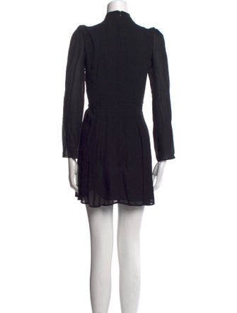 Reformation Mock Neck Mini Dress