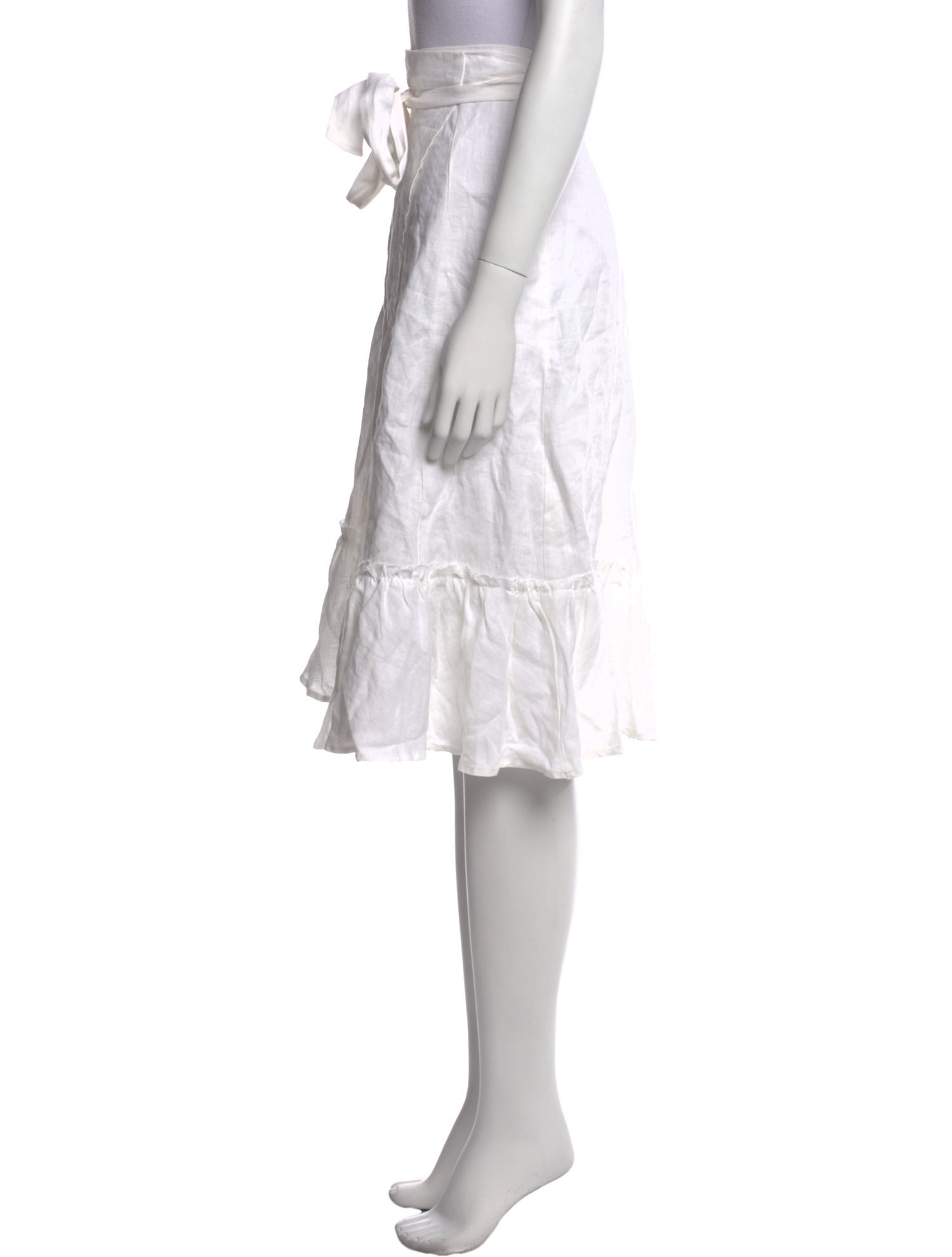 Reformation Linen Knee-Length Skirt