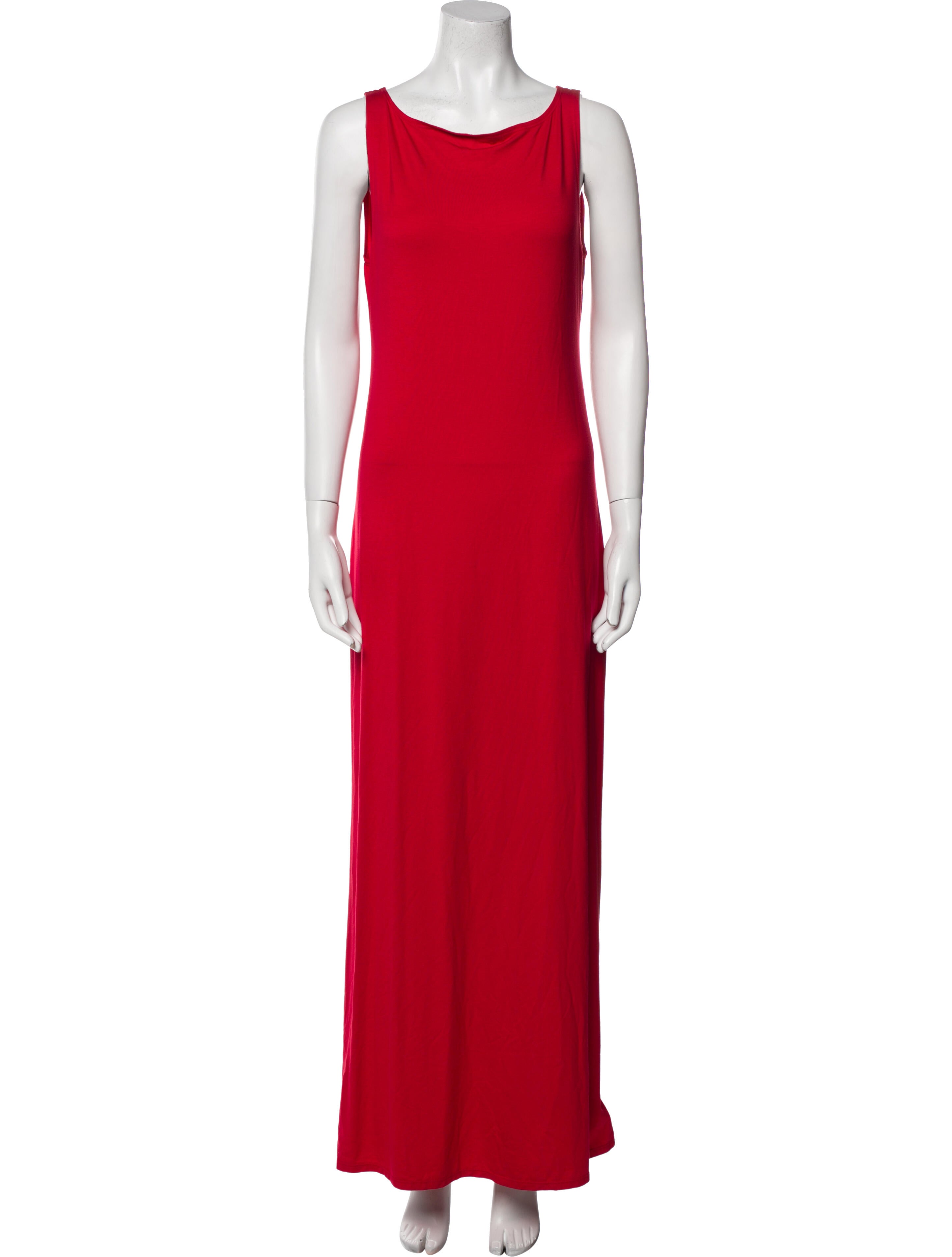 Reformation Scoop Neck Long Dress