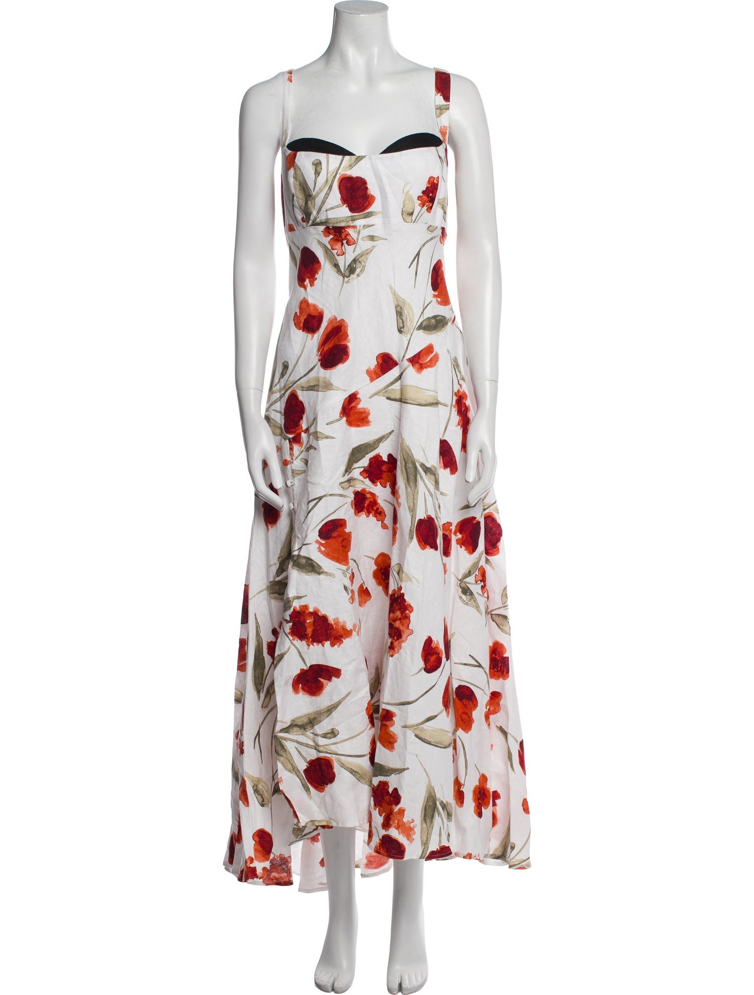 Reformation Linen Long Dress