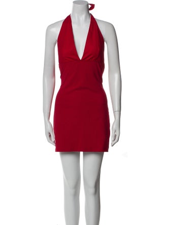 Reformation Halterneck Mini Dress