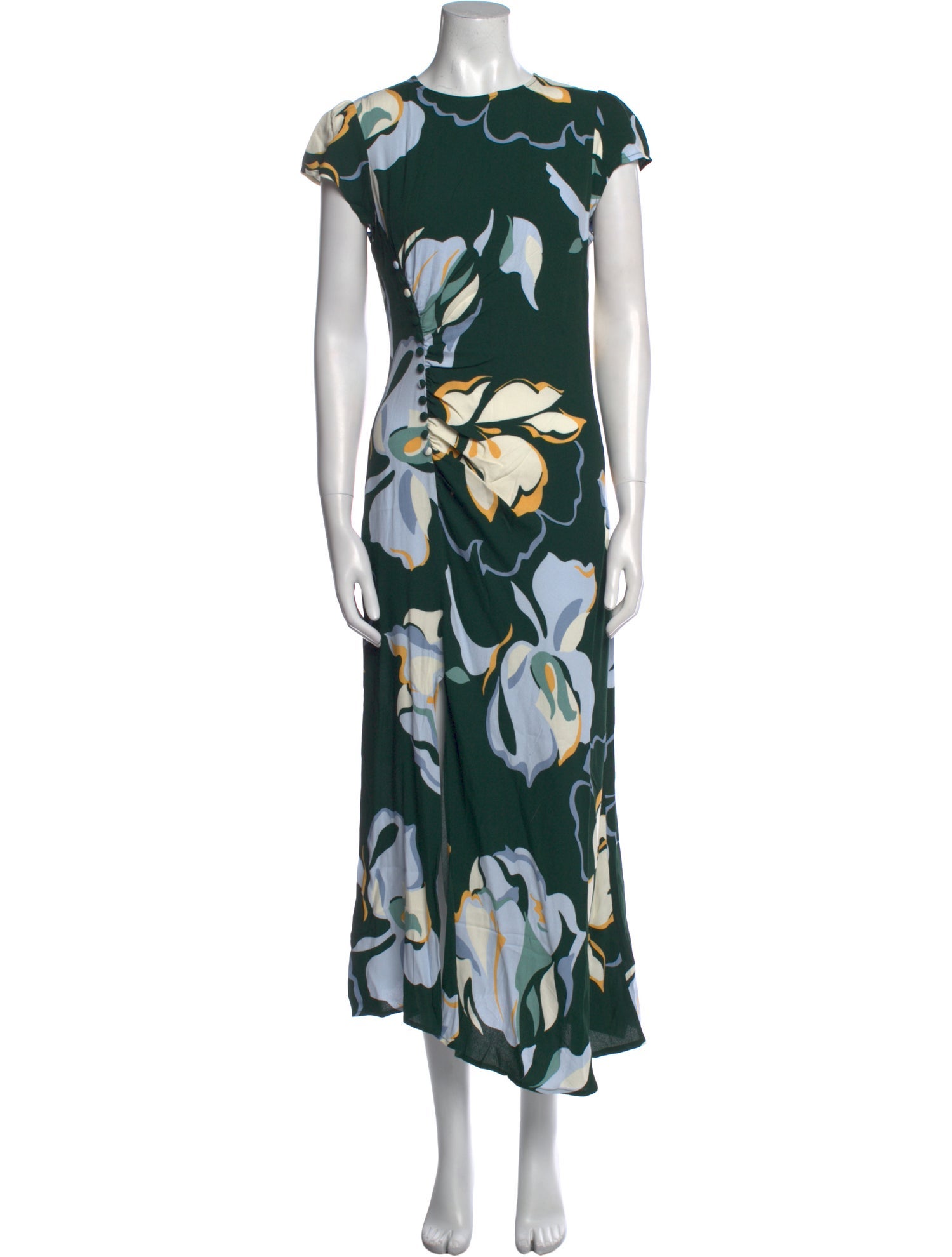 Reformation Floral Print Long Dress