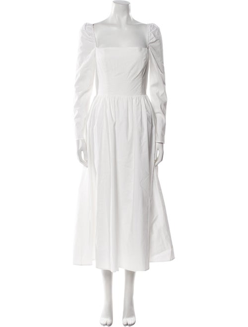 Reformation Square Neckline Long Dress