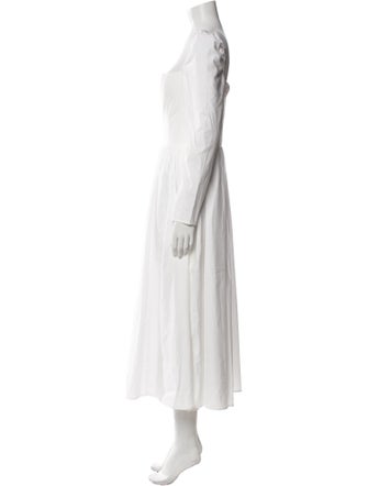 Reformation Square Neckline Long Dress