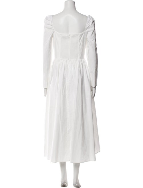 Reformation Square Neckline Long Dress
