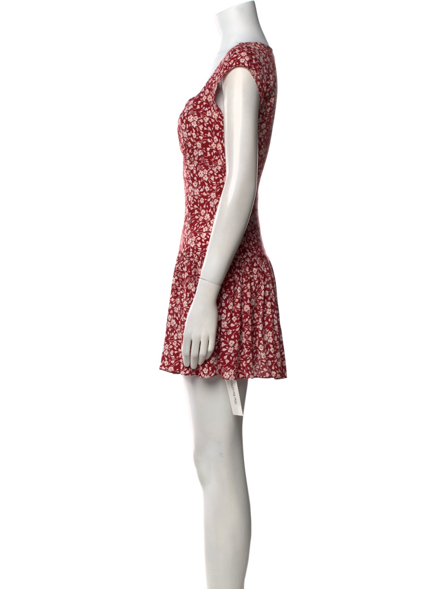 Reformation Floral Print Mini Dress