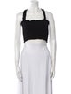 Reformation Square Neckline Sleeveless Crop Top