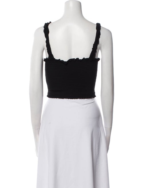 Reformation Square Neckline Sleeveless Crop Top