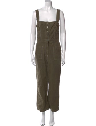 Reformation Square Neckline Jumpsuit