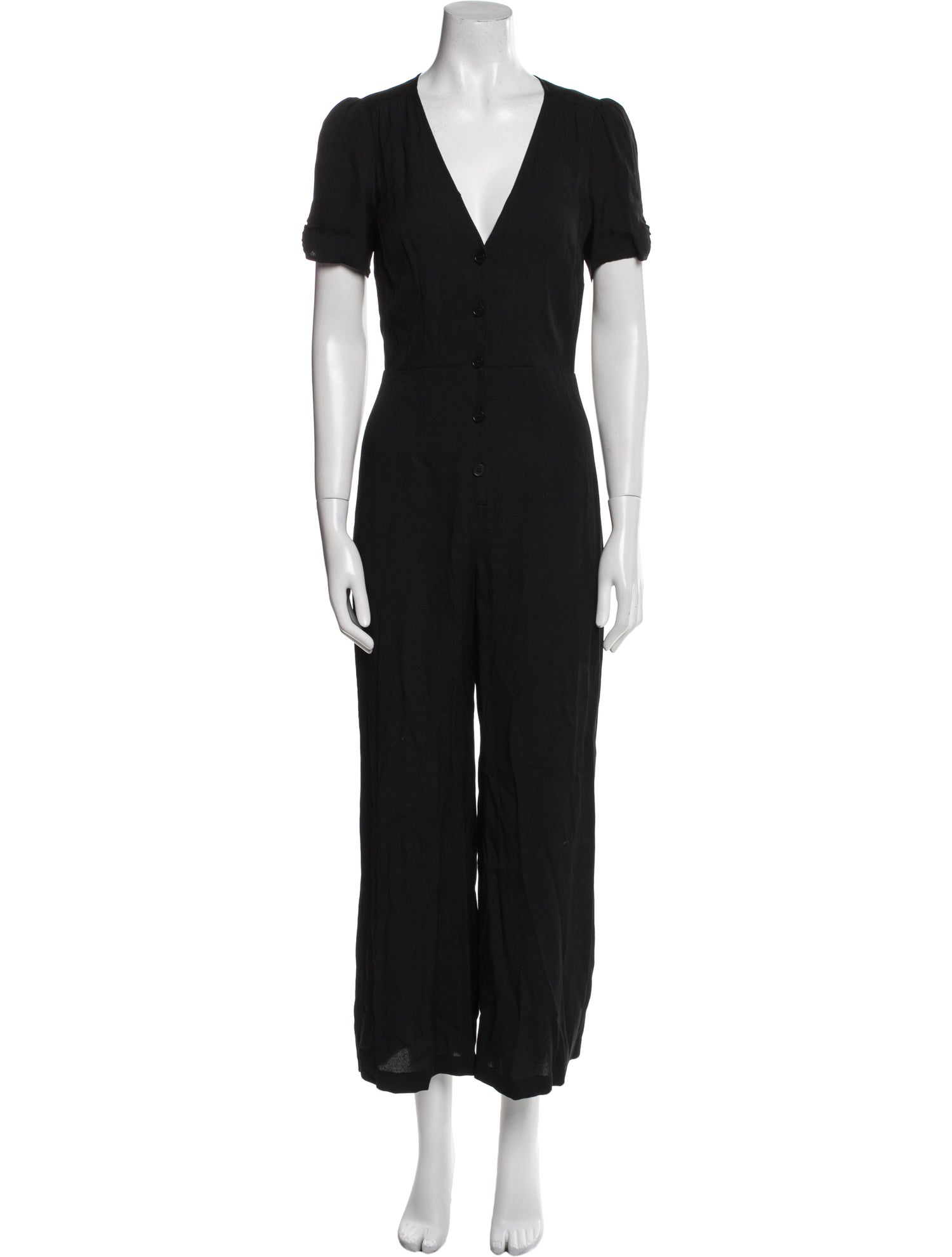Reformation Plunge Neckline Jumpsuit