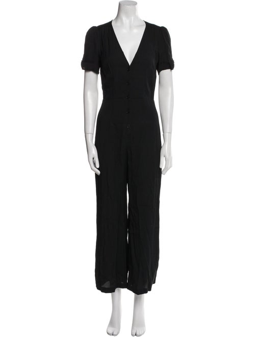 Reformation Plunge Neckline Jumpsuit