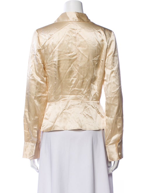 Reformation Silk Long Sleeve Blouse