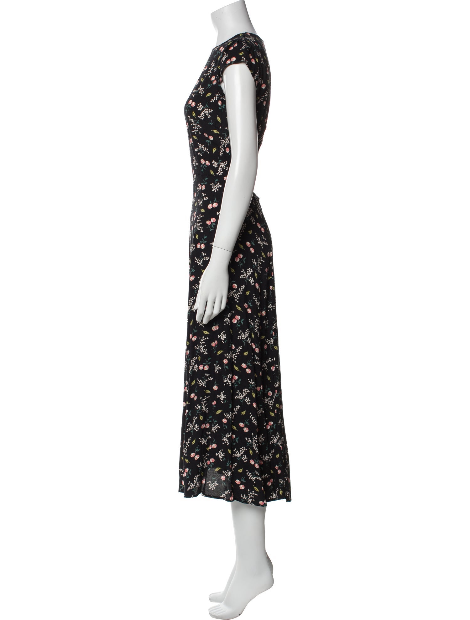 Reformation Floral Print Long Dress w/ Tags