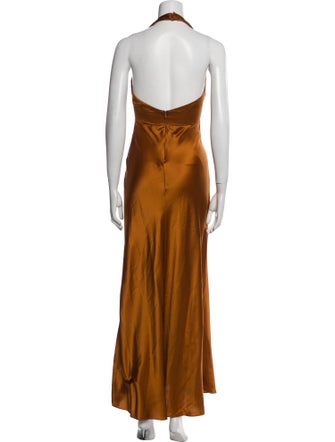 Reformation Silk Long Dress