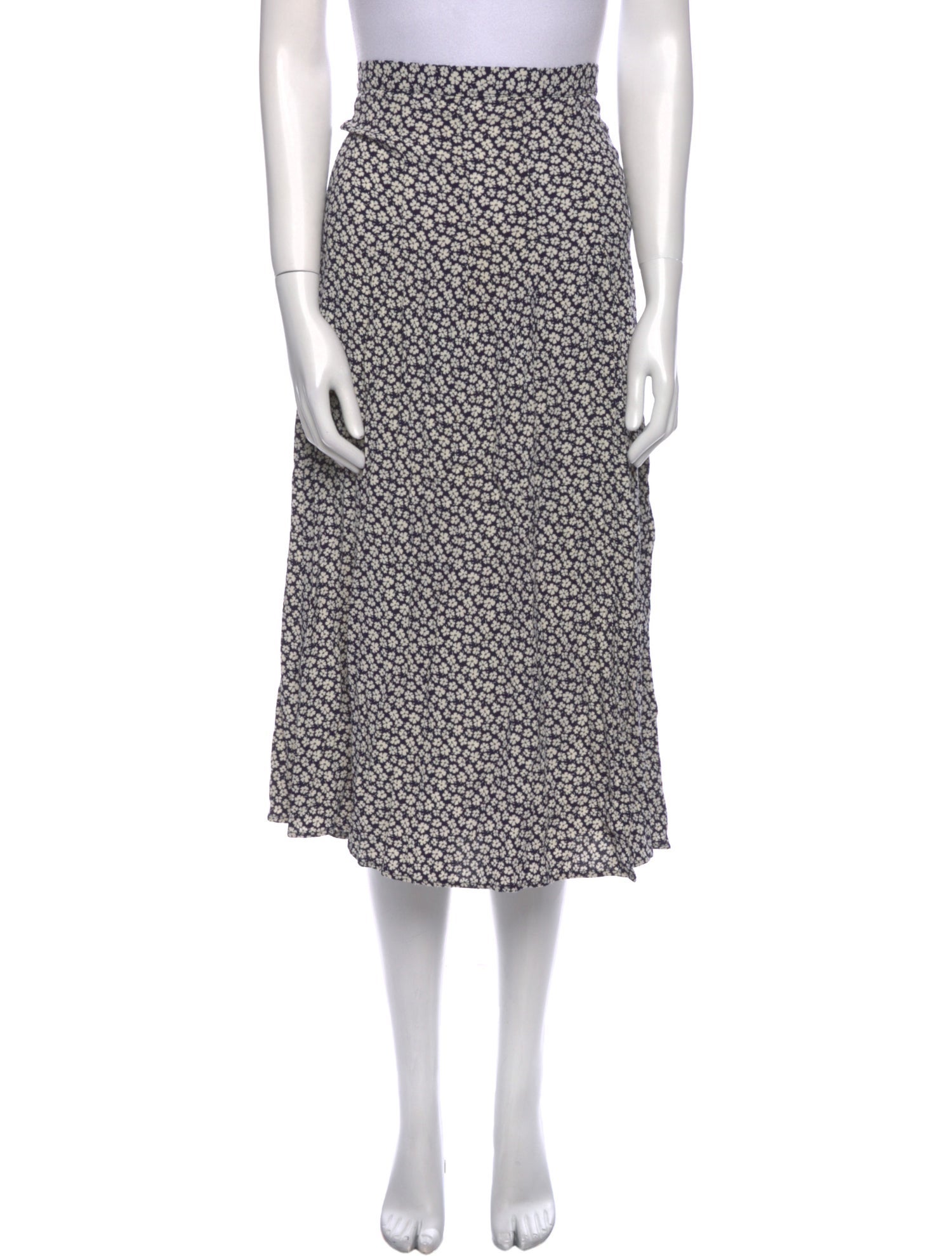 Reformation Printed Midi Length Skirt