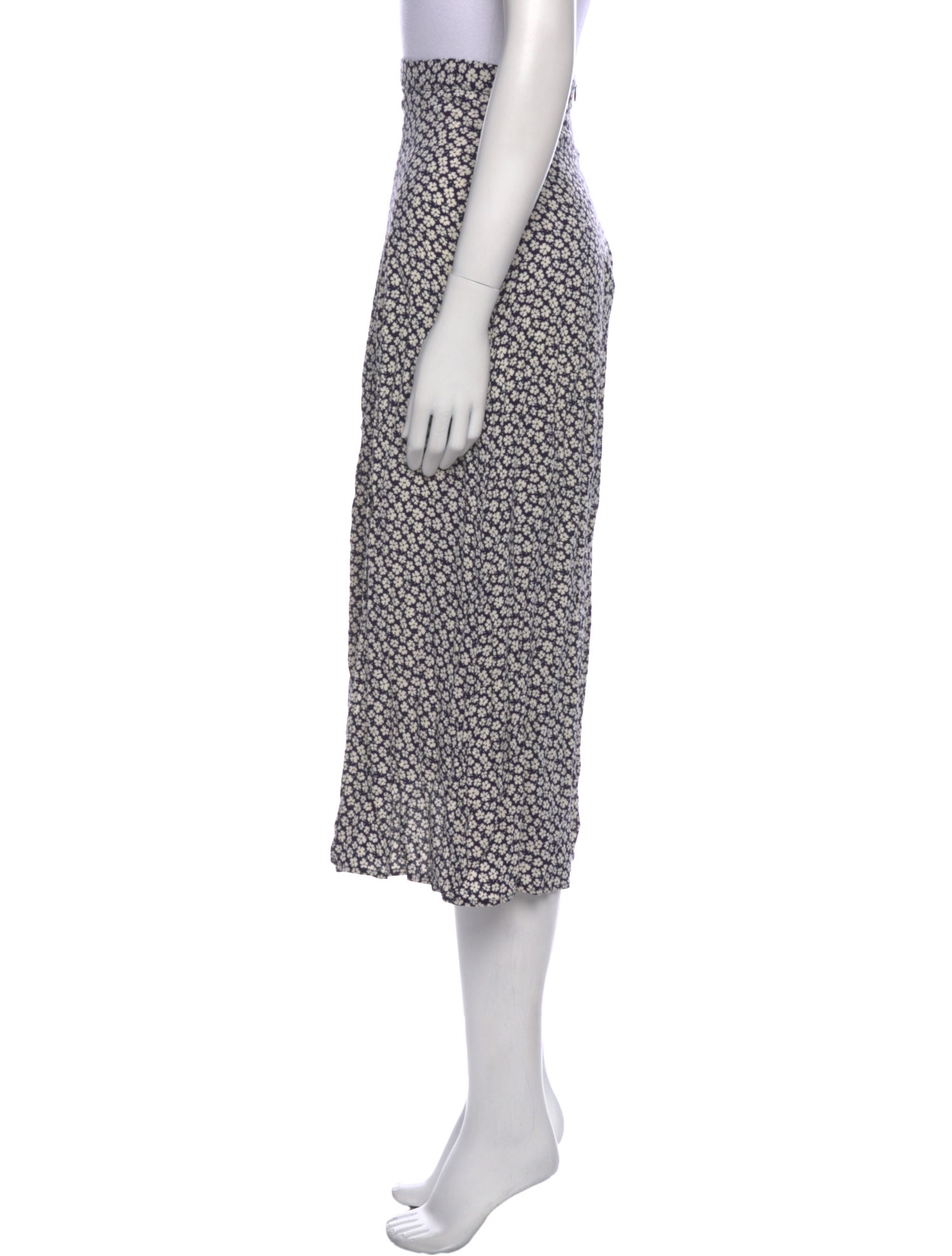 Reformation Printed Midi Length Skirt