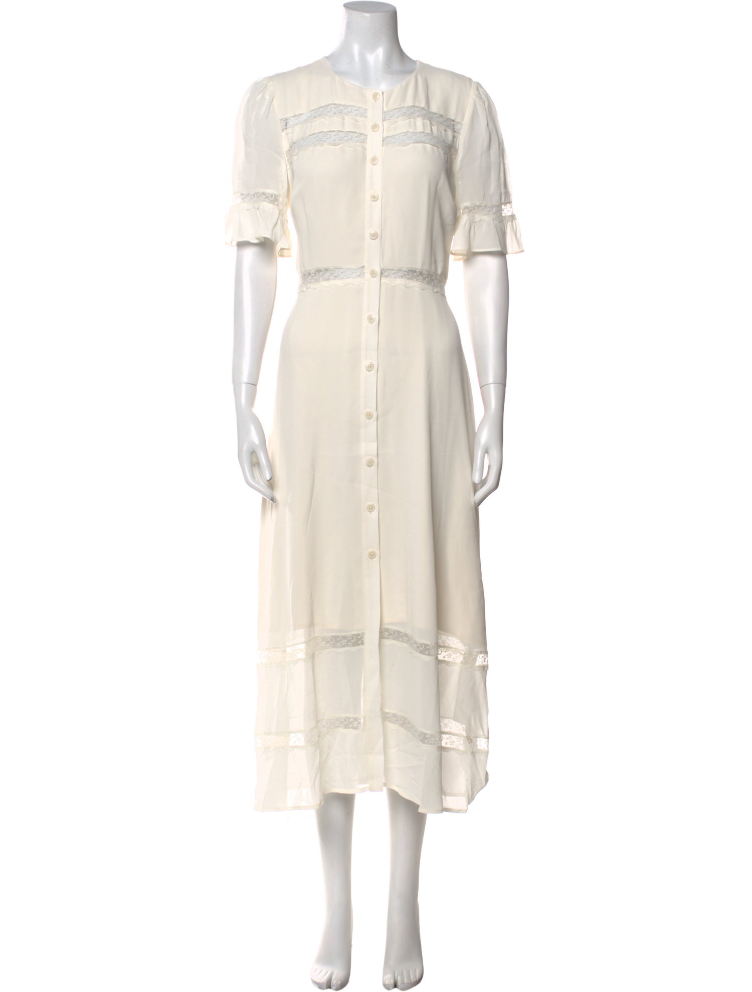 Reformation Crew Neck Long Dress