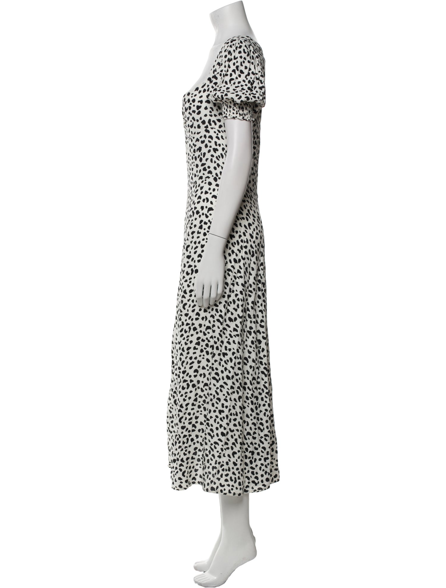 Reformation Animal Print Long Dress
