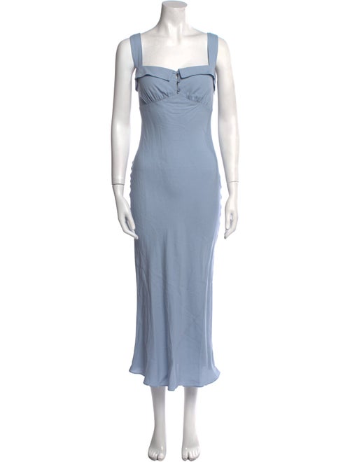 Reformation Square Neckline Long Dress