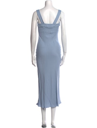 Reformation Square Neckline Long Dress