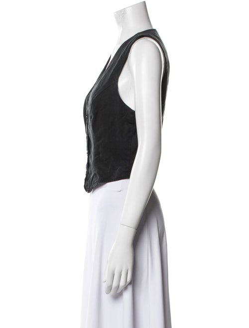 Reformation V-Neck Sleeveless Crop Top