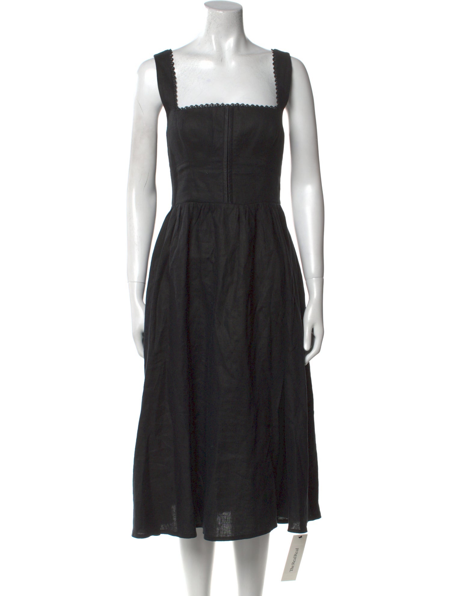 Reformation Linen Midi Length Dress