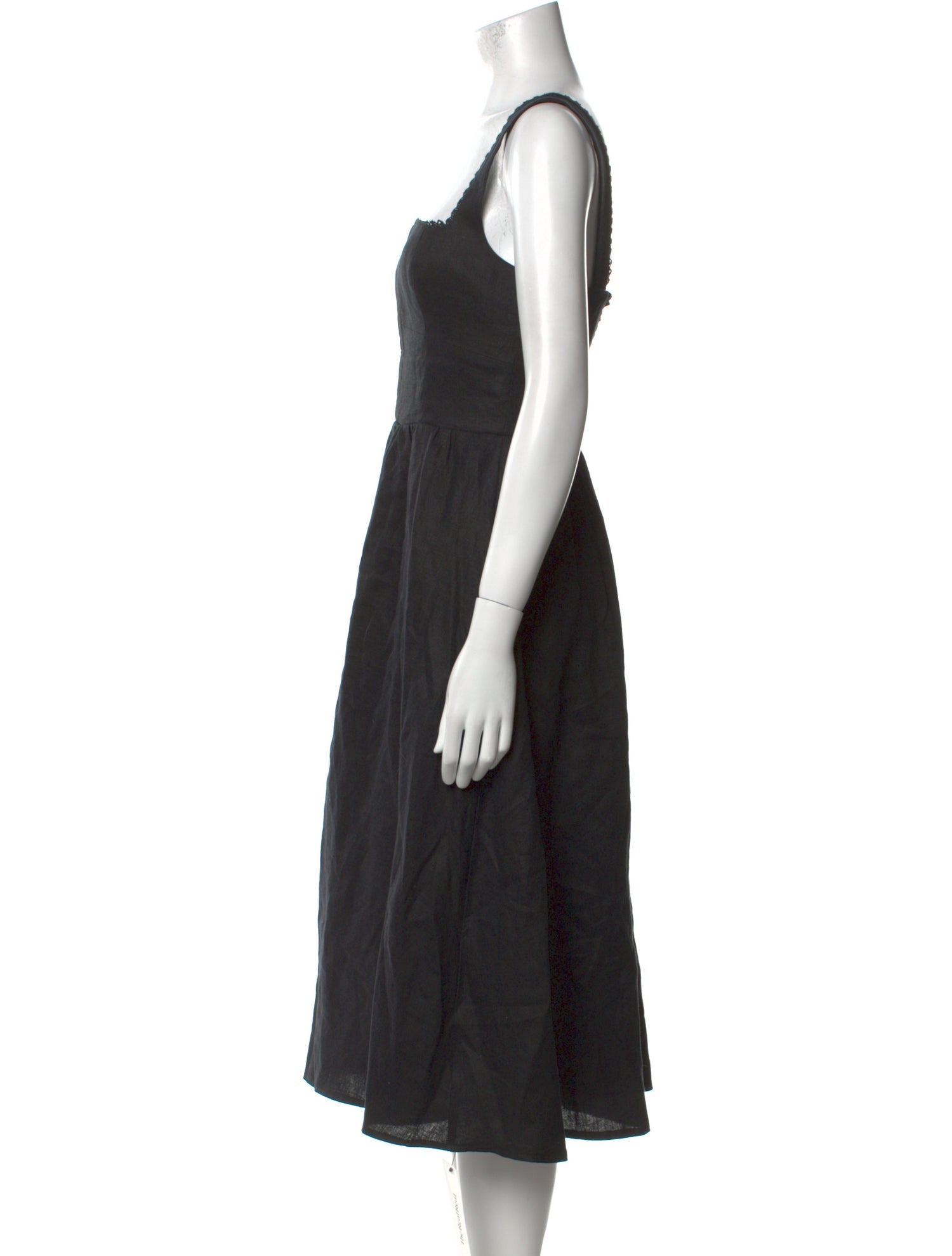 Reformation Linen Midi Length Dress