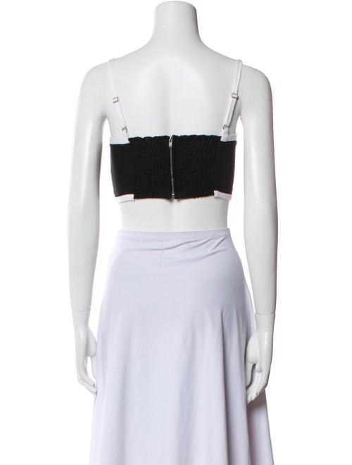 Reformation Linen Square Neckline Crop Top