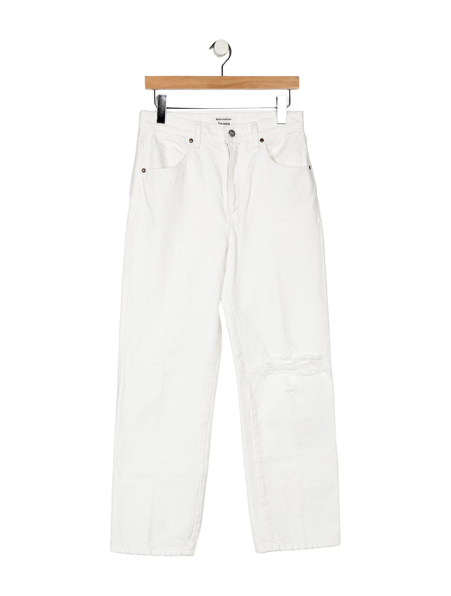 Reformation High-Rise Straight Leg Jeans
