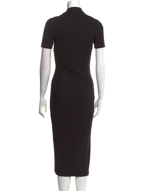 Reformation V-Neck Midi Length Dress