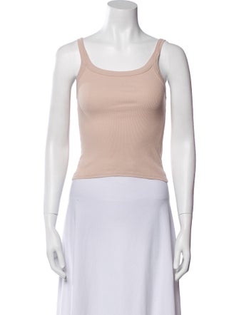 Reformation Scoop Neck Sleeveless Crop Top