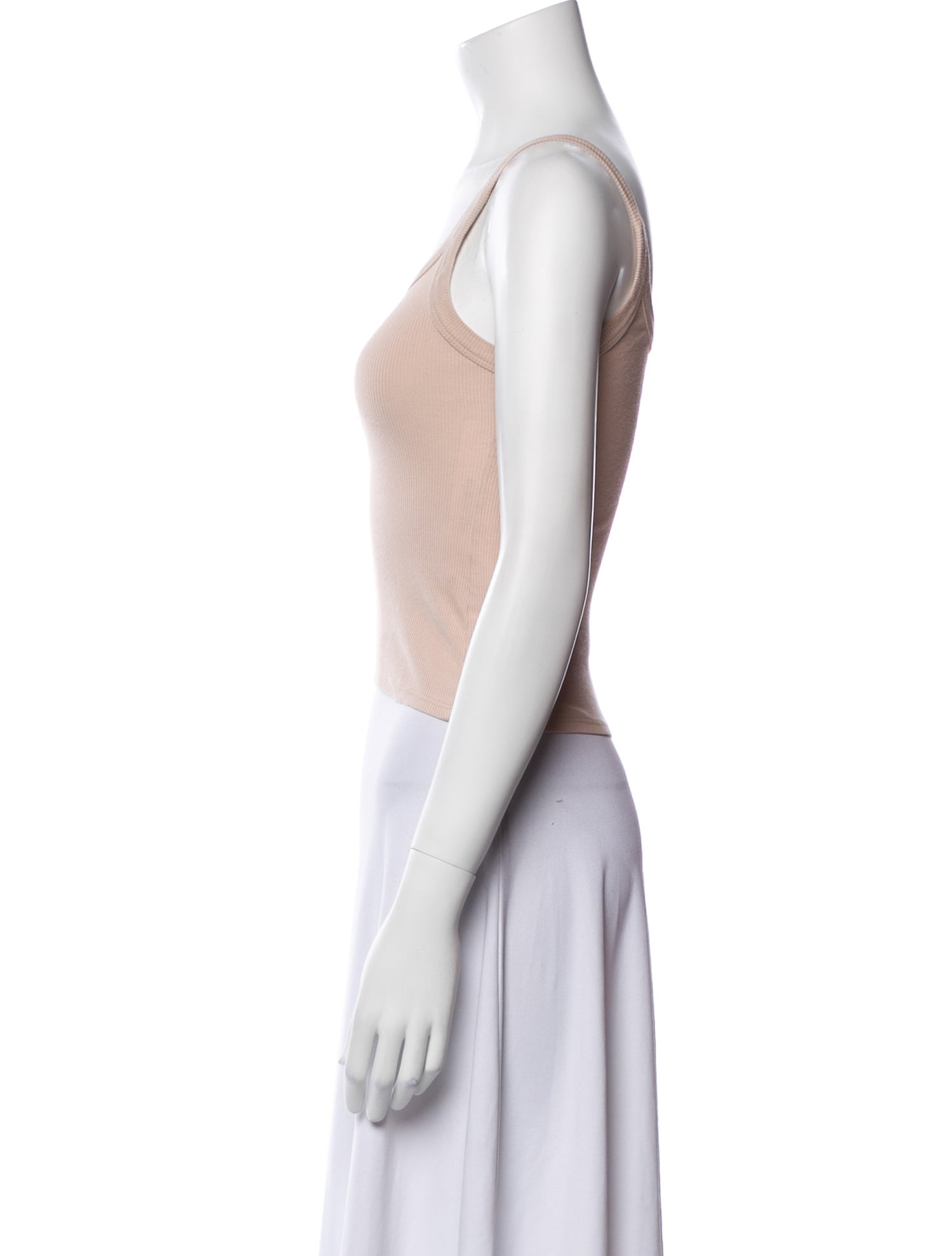 Reformation Scoop Neck Sleeveless Crop Top