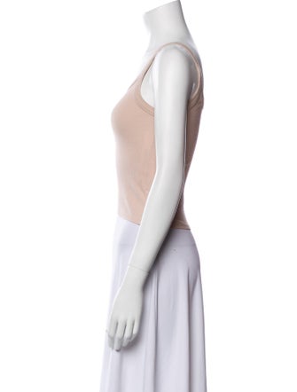 Reformation Scoop Neck Sleeveless Crop Top