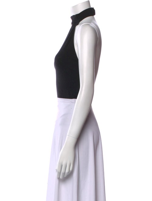 Reformation Mock Neck Sleeveless Crop Top