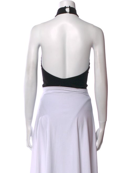 Reformation Mock Neck Sleeveless Crop Top