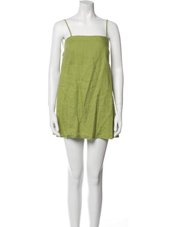 Reformation Linen Square Neckline Tunic